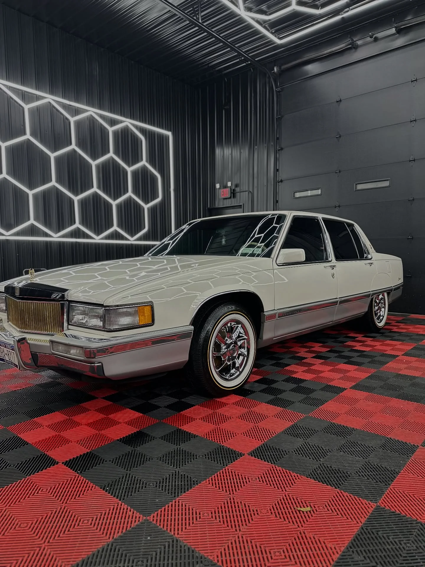 Classic Cadillac paint detail after car detailing in Buffalo NY