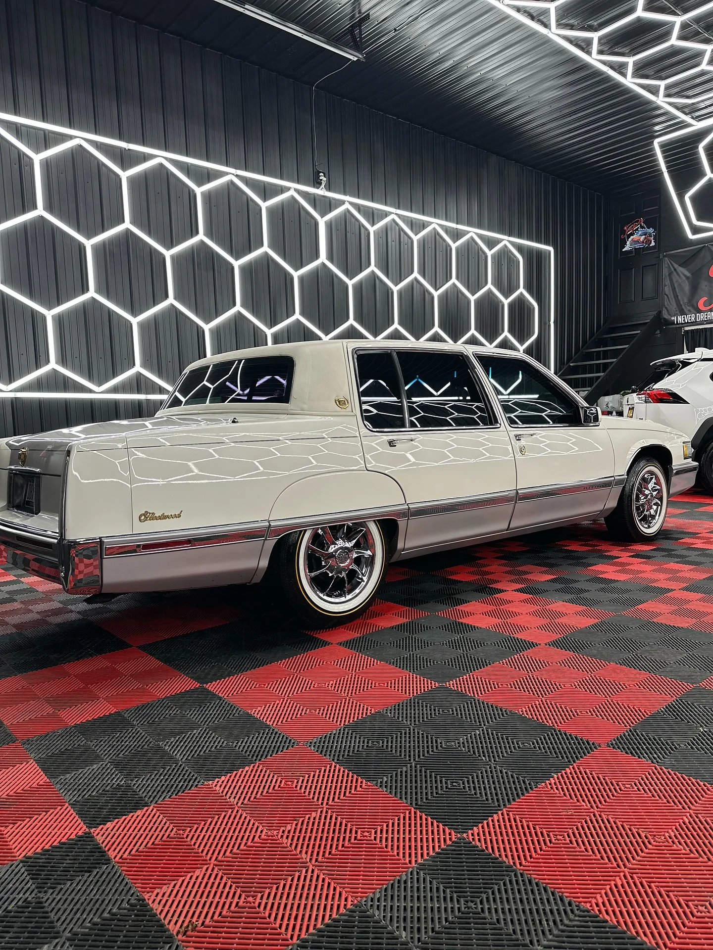 Classic car side view after full car detailing Buffalo NY
