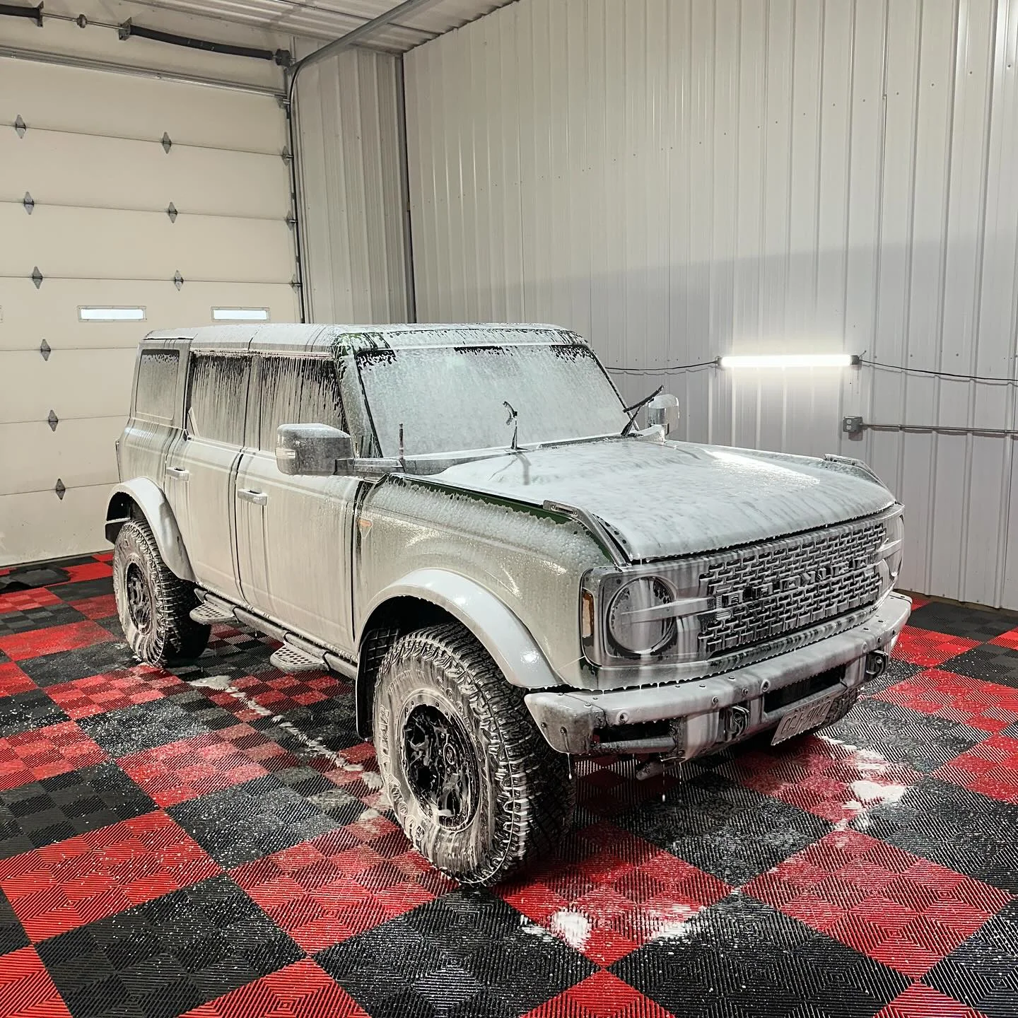 Paint correction prep wash for Erie County vehicle