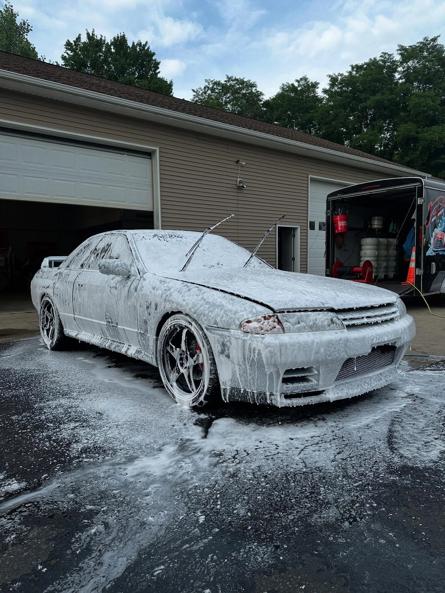 Nissan Skyline before exterior detailing