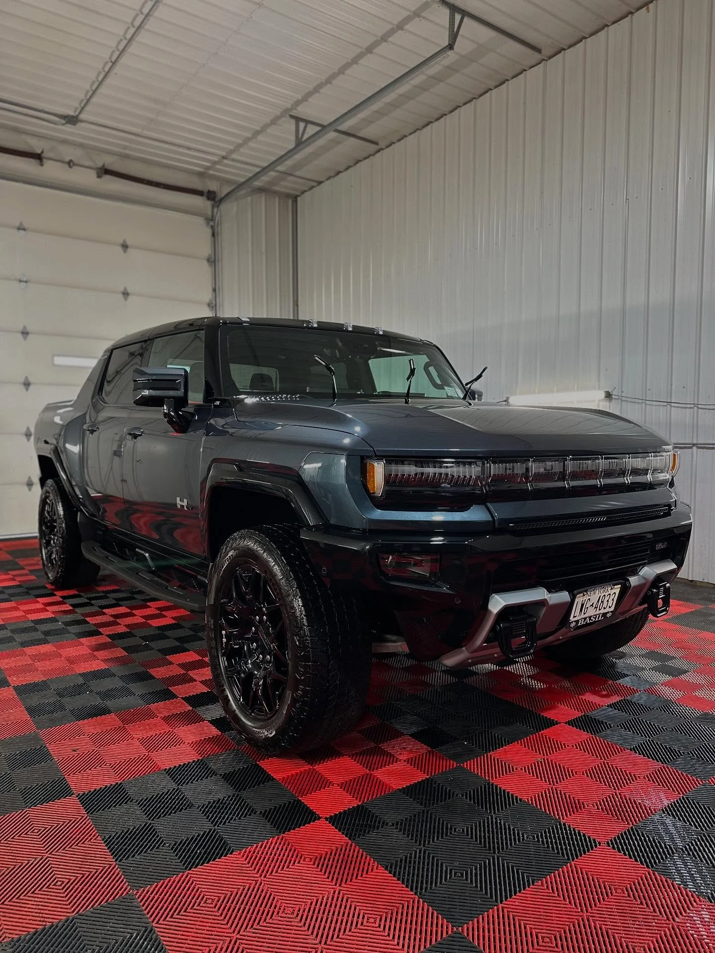 Hummer EV ceramic coating final result - professional paint protection Buffalo NY