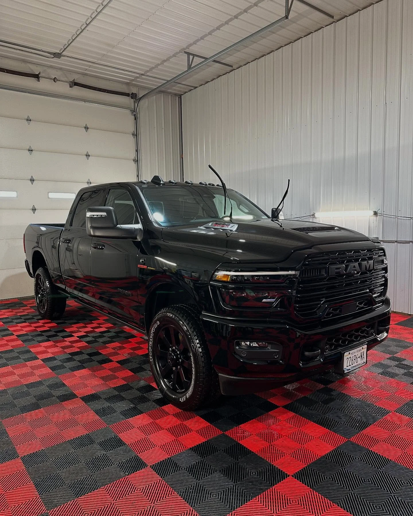 RAM 2500 studio front after ceramic coating