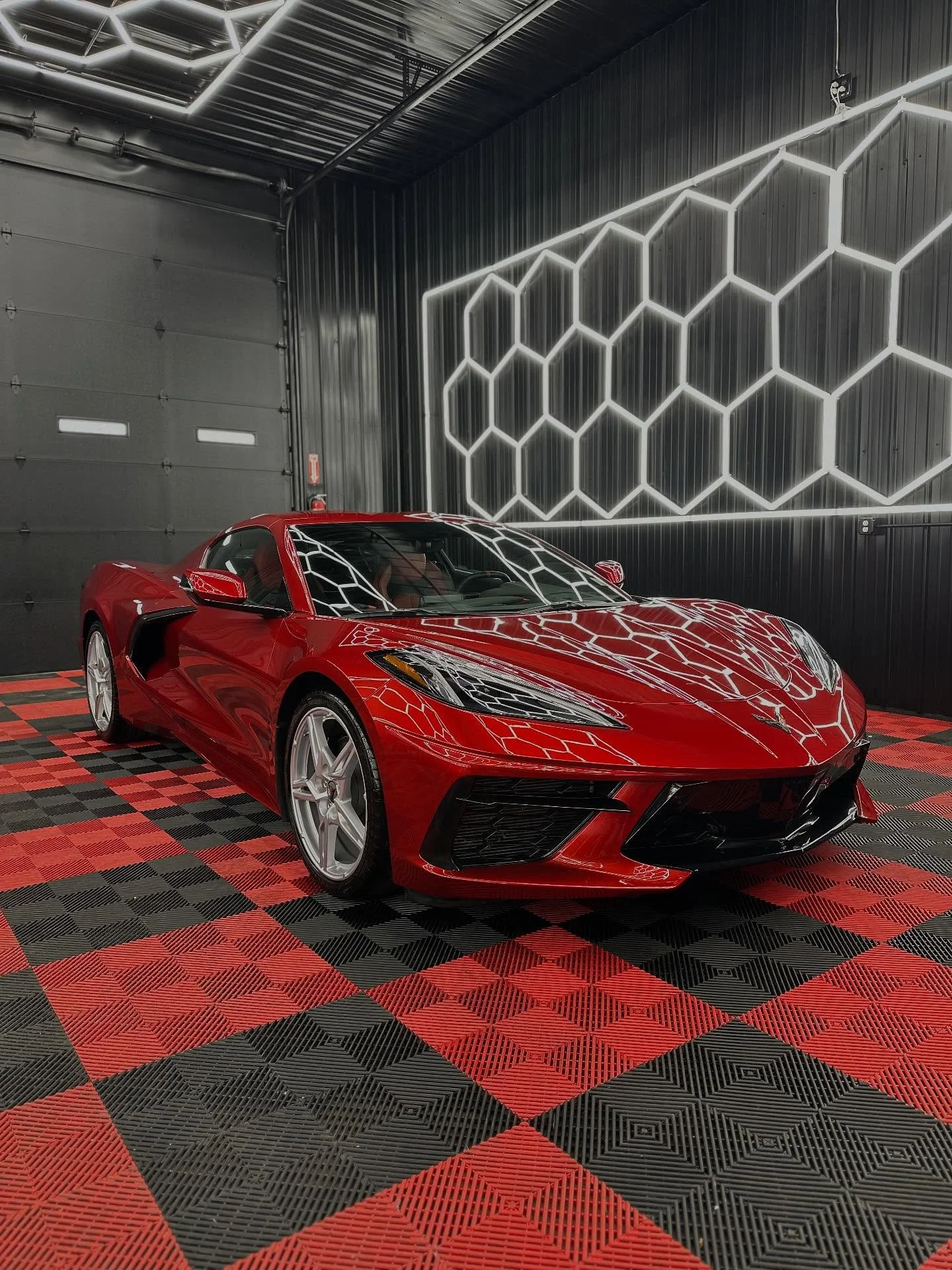Corvette C8 exterior after complete detail